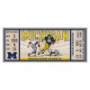 Michigan Wolverines Ticket Runner Mat - 29.5 x 72