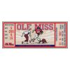 Mississippi Rebels Ticket Runner Mat - 29.5 x 72