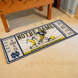 Notre Dame Fighting Irish Ticket Runner Mat - 29.5 x 72