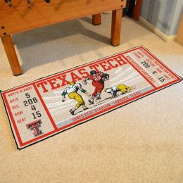 Texas Tech Red Raiders Ticket Runner Mat - 29.5 x 72