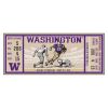 Washington Huskies Ticket Runner Mat - 29.5 x 72