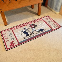 Washington State Cougars Ticket Runner Mat - 29.5 x 72