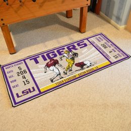 Louisiana State Tigers Ticket Runner Mat - 29.5 x 72