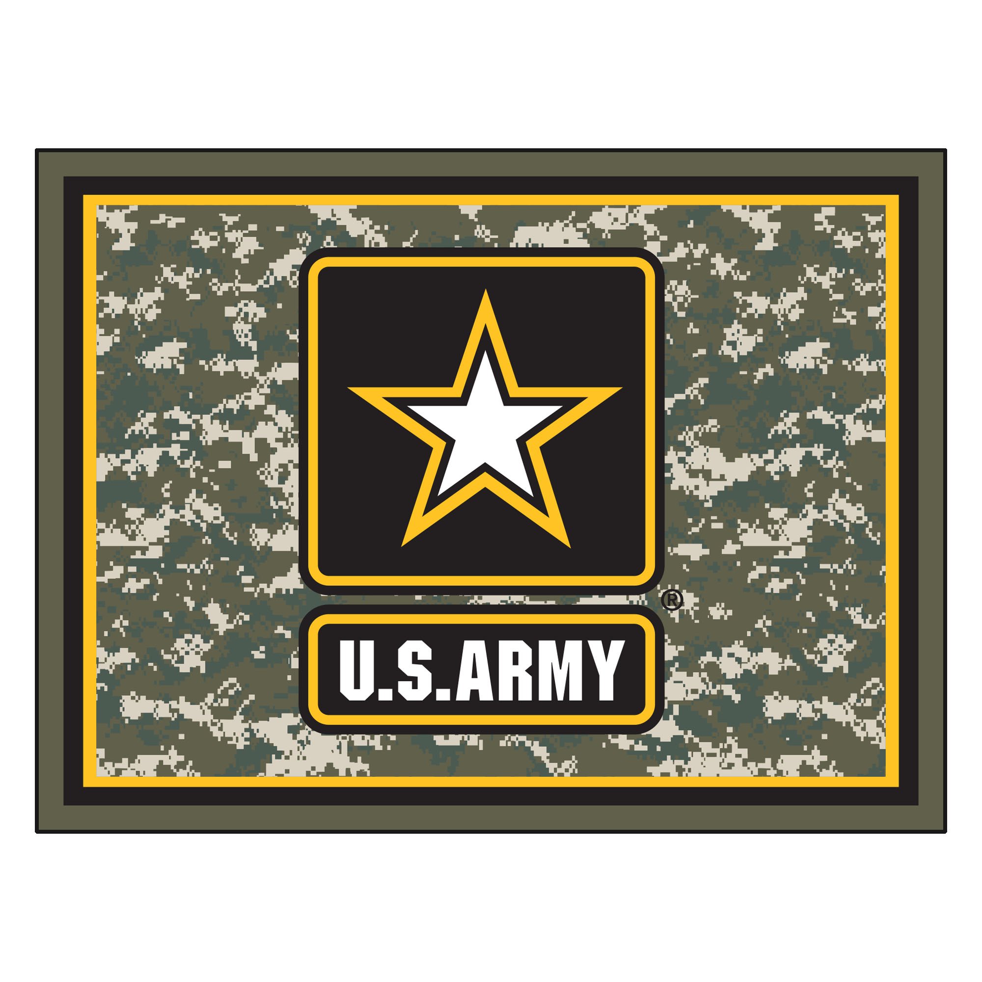 US Army Area Rug Nylon 8' x 10'