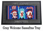 USA Gnomes Sassafras Mat - 10x22 Insert Doormat