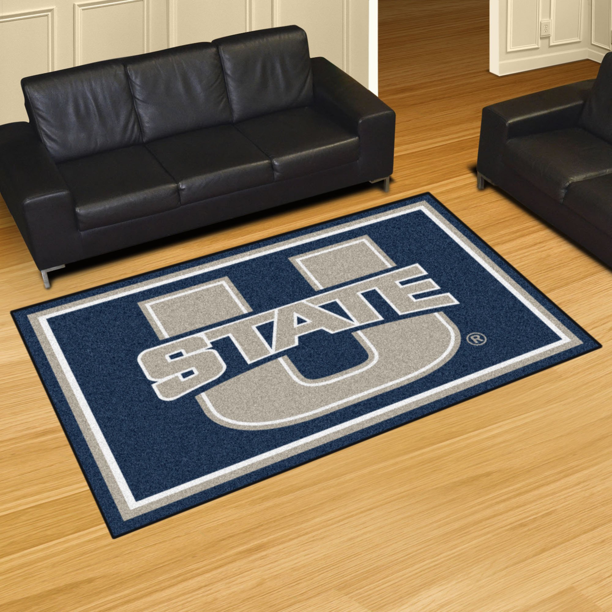 Utah State University Utes Area Rug â€“ 5 x 8