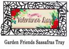 Valentine's Day Floral Sassafras Mat - 10 x 22 Insert Doormat