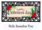 Valentine's Day Floral Sassafras Mat - 10 x 22 Insert Doormat