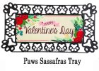 Valentine's Day Floral Sassafras Mat - 10 x 22 Insert Doormat