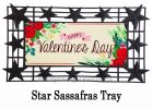 Valentine's Day Floral Sassafras Mat - 10 x 22 Insert Doormat