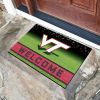 Virginia Tech University Flocked Rubber Doormat - 18 x 30