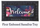 Sassafras Vivid Bouquet Welcome Switch Mat - 10 x 22 Insert