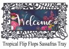 Sassafras Vivid Bouquet Welcome Switch Mat - 10 x 22 Insert