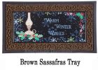 Warm Winter Wishes Sassafras Mat - 10 x 22 Insert Doormat