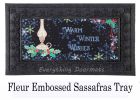 Warm Winter Wishes Sassafras Mat - 10 x 22 Insert Doormat