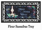 Warm Winter Wishes Sassafras Mat - 10 x 22 Insert Doormat