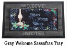 Warm Winter Wishes Sassafras Mat - 10 x 22 Insert Doormat