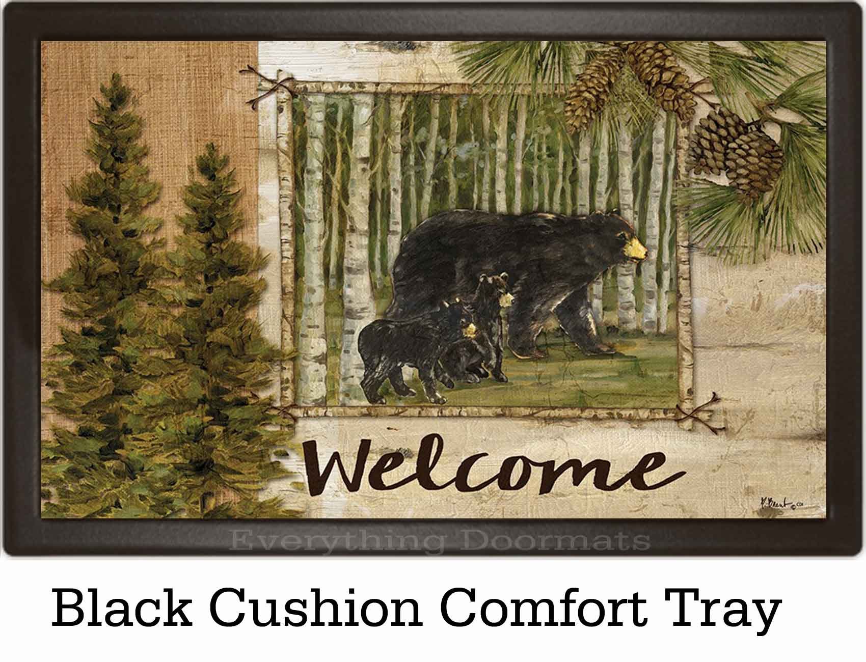 Indoor & Outdoor Bears Insert Doormat 18x30