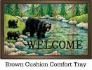 Indoor & Outdoor Welcome Black Bear Insert Doormat - 18x30