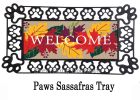 Welcome Fall Leaves Sassafras Mat - 10 x 22 Insert Doormat