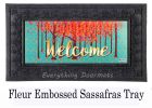 Welcome Fall Trees Sassafras Mat - 10 x 22 Insert Doormat