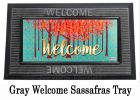Welcome Fall Trees Sassafras Mat - 10 x 22 Insert Doormat