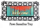 Welcome Fall Trees Sassafras Mat - 10 x 22 Insert Doormat