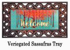 Welcome Fall Trees Sassafras Mat - 10 x 22 Insert Doormat