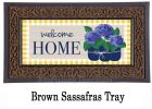 Welcome Home Hydrangeas Sassafras Mat - 10x22 Insert Doormat