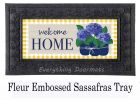 Welcome Home Hydrangeas Sassafras Mat - 10x22 Insert Doormat