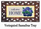 Welcome Home Hydrangeas Sassafras Mat - 10x22 Insert Doormat