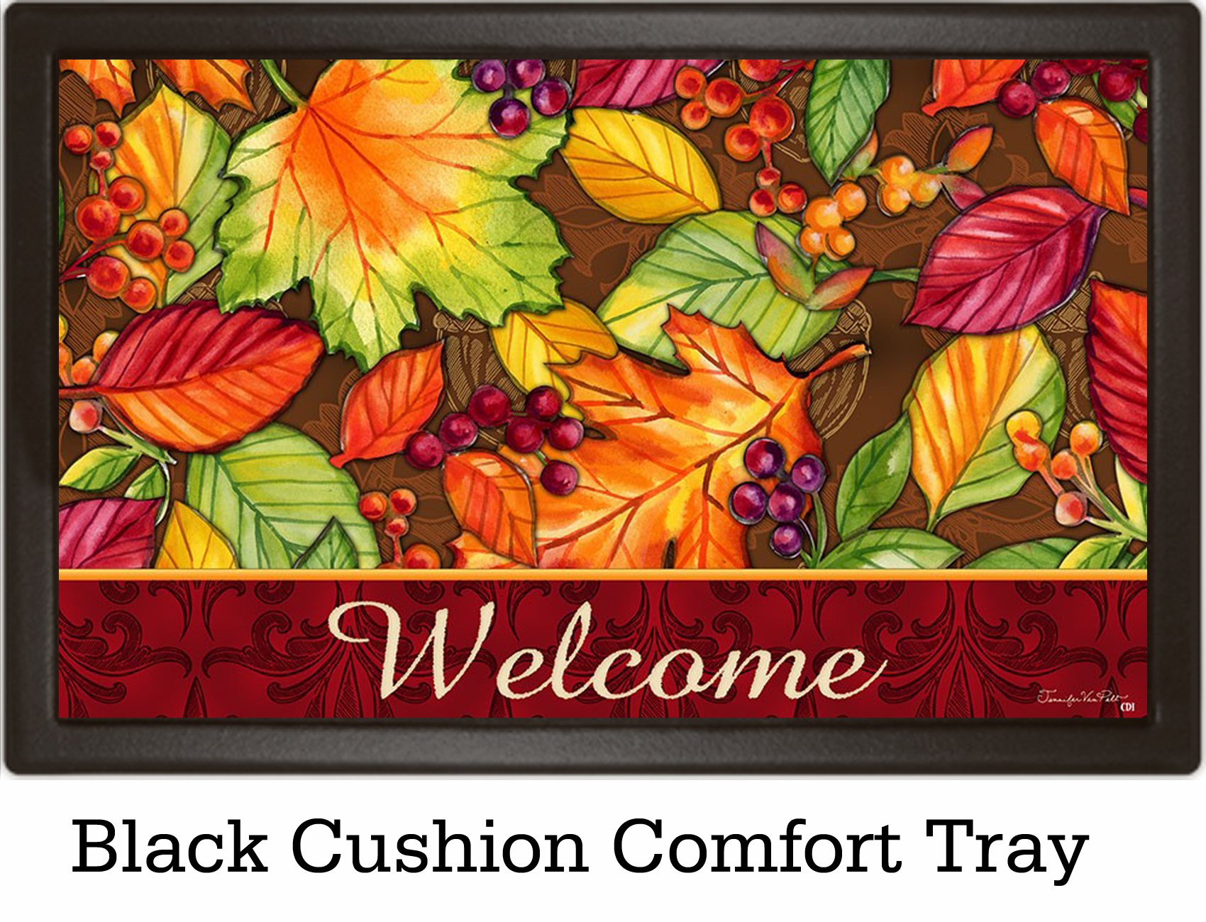Indoor & Outdoor Insert Doormat Leaves