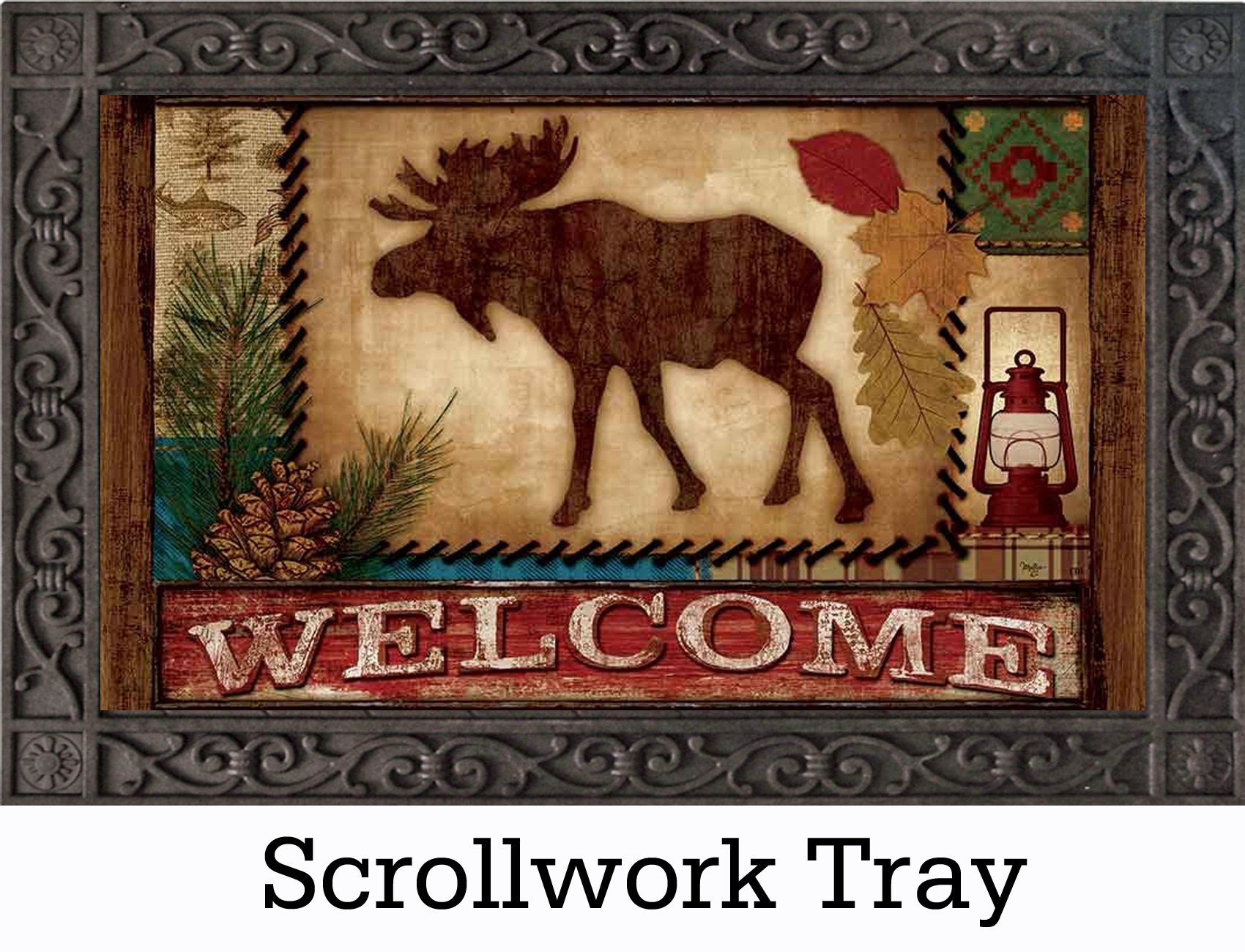 Indoor & Outdoor Welcome Moose Insert Doormat - 18" x 30"