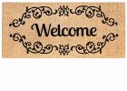 Sassafras Welcome Scroll Mat - 10 x 22 Insert Doormat