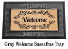 Sassafras Welcome Scroll Mat - 10 x 22 Insert Doormat
