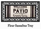 Welcome to Our Patio Sassafras Mat - 10x22 Insert Doormat