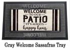 Welcome to Our Patio Sassafras Mat - 10x22 Insert Doormat