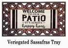 Welcome to Our Patio Sassafras Mat - 10x22 Insert Doormat