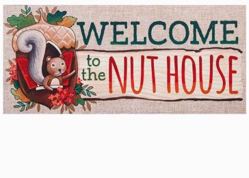 Sassafras Welcome to the Nut House Switch Mat - 10 x 22 Insert