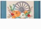 Welcome Wagon Wheel Sassafras Mat - 10 x 22 Insert Doormat