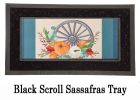 Welcome Wagon Wheel Sassafras Mat - 10 x 22 Insert Doormat