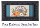 Welcome Wagon Wheel Sassafras Mat - 10 x 22 Insert Doormat