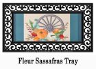 Welcome Wagon Wheel Sassafras Mat - 10 x 22 Insert Doormat