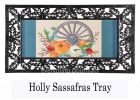 Welcome Wagon Wheel Sassafras Mat - 10 x 22 Insert Doormat