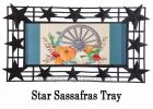 Welcome Wagon Wheel Sassafras Mat - 10 x 22 Insert Doormat