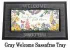Wildflowers and Butterflies Sassafras Mat - 10x22 Insert Doormat