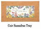 Wildflowers and Butterflies Sassafras Mat - 10x22 Insert Doormat