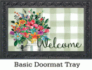 Wildflower Bucket Indoor & Outdoor Insert Doormat - 18 x 30