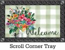 Wildflower Bucket Indoor & Outdoor Insert Doormat - 18 x 30