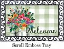 Wildflower Bucket Indoor & Outdoor Insert Doormat - 18 x 30